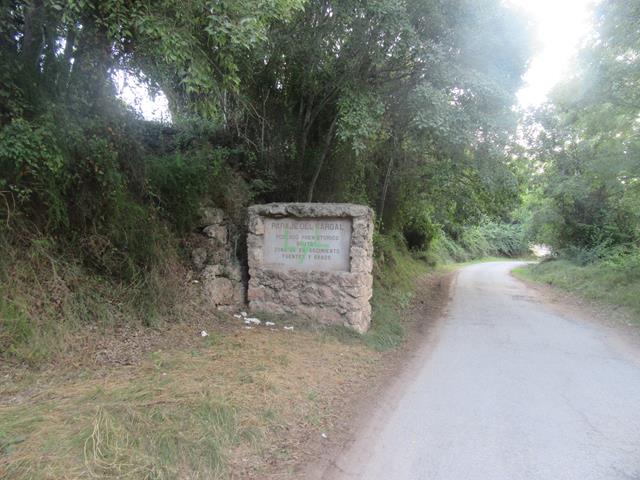 Entrada al Paraje